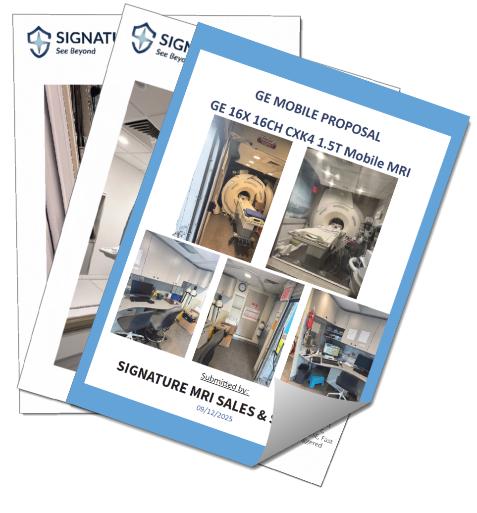 Mobile MRI For Sale Datasheet